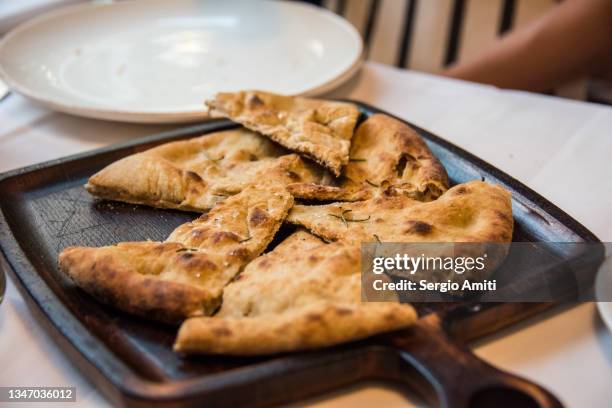 albanian flatbread - albania stock pictures, royalty-free photos & images