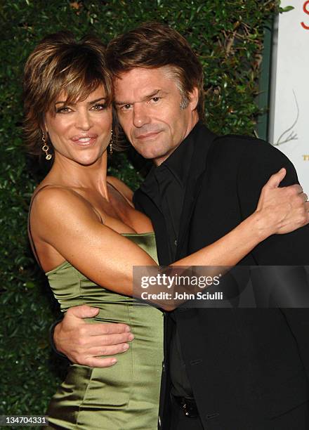 Lisa Rinna and Harry Hamlin during SOAPnet & National TV Academy Annual Daytime Emmy Awards Nominee Party at The Hollywood Roosevelt Hotel in Los...