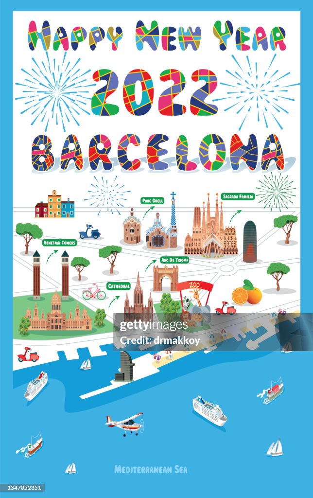 Happy New Year Barcelona