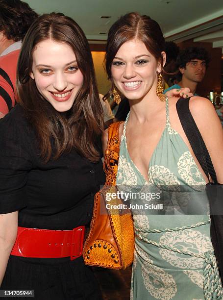 Kat Dennings and Rachel Melvin during Melanie Segal's Platinum Luxury Gifting Suite in Celebration of the 58th Annual Emmys and the 2006 MTV VMAs -...