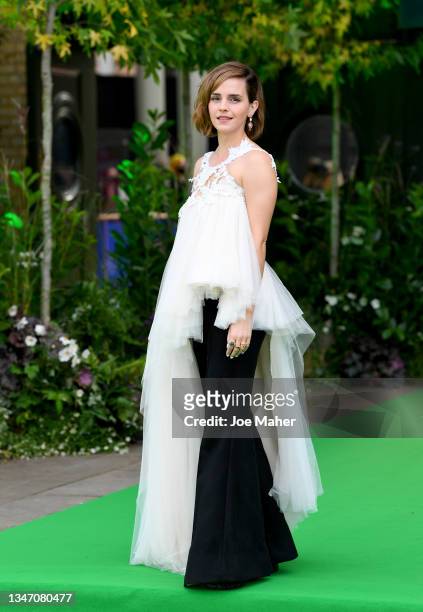 Emma Watson attends the Earthshot Prize 2021 at Alexandra Palace on October 17, 2021 in London, England.