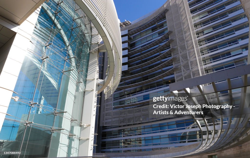 Architectural curves of San Jose City Hall