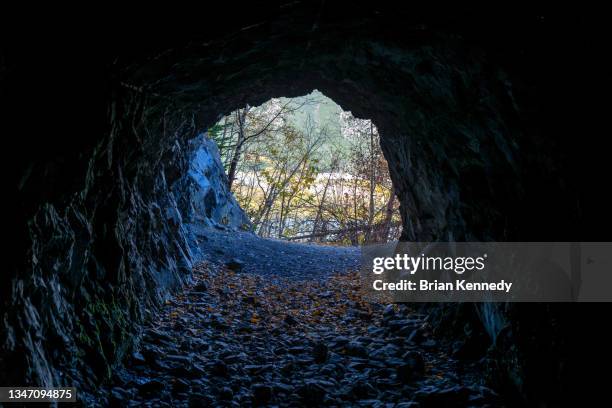 hole in the ground - cave entrance stock pictures, royalty-free photos & images