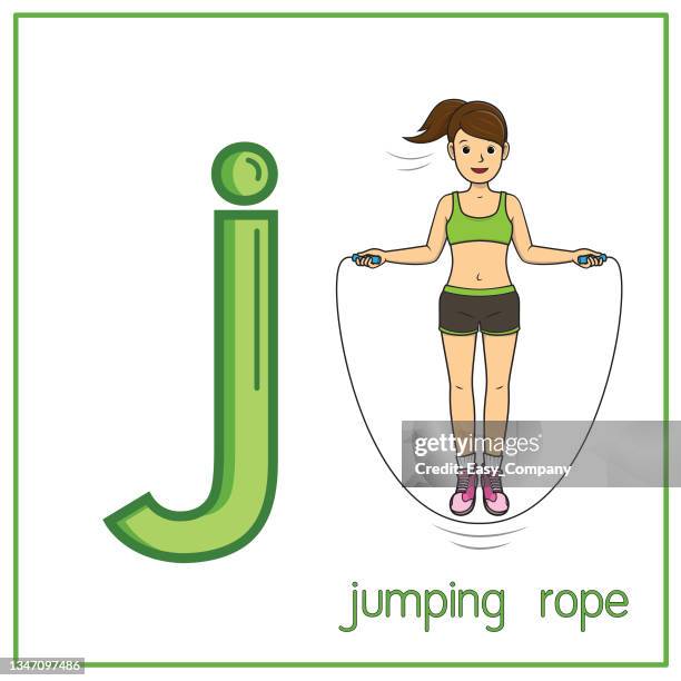 Jump Rope Text Rope Alphabet Vector Font Photos and Premium High Res Pictures - Getty ...