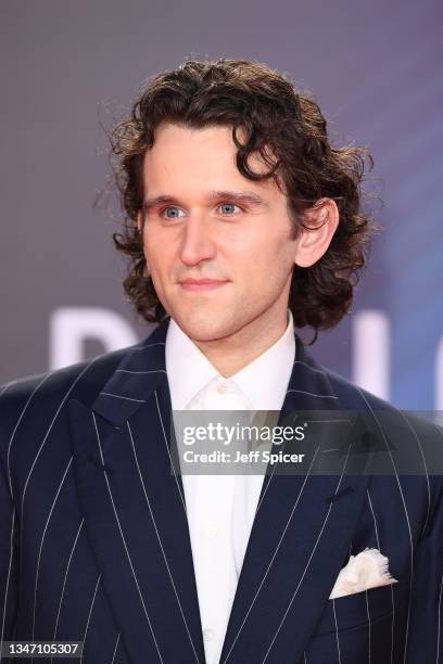 Harry Melling attends "The Tragedy Of Macbeth" European Premiere during the 65th BFI London Film Festival at The Royal Festival Hall on October 17,...