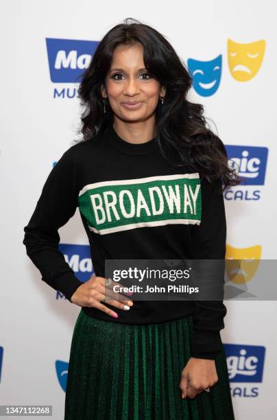 Sonali Shah attends Magic At The Musicals 2021 at Royal Albert Hall on October 17, 2021 in London, England.