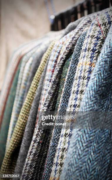 tweed jackets - irish tweed stock pictures, royalty-free photos & images