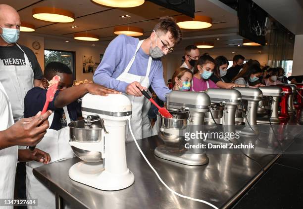 Guests learn how to bake cookies during the Food Network & Cooking Channel New York City Wine & Food Festival presented by Capital One - Master Class...