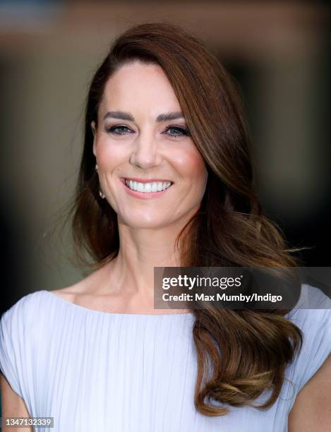 Catherine, Duchess of Cambridge attends the Earthshot Prize 2021 at Alexandra Palace on October 17, 2021 in London, England. The Earthshot Prize,...