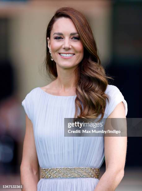 Catherine, Duchess of Cambridge attends the Earthshot Prize 2021 at Alexandra Palace on October 17, 2021 in London, England. The Earthshot Prize,...