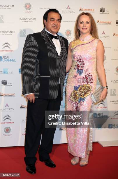 Sayed Rehan Rehan Syed and wife attend 'The Children For Peace' Rome Annual Gala ...