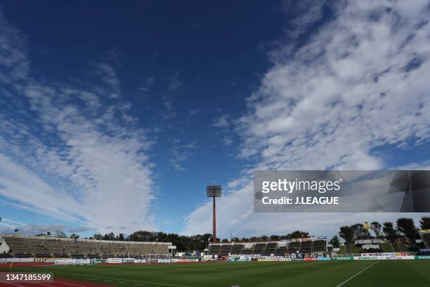 General view of the stadium prior to the J.League Meiji Yasuda J2 34th Sec. Match between Thespa Kusatsu Gunma and Kyoto Sanga at Shoda Shoyu Stadium...