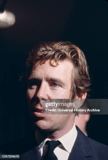 Antony Armstrong-Jones, 1st Earl of Snowdon , British Photographer, Husband of Princess Margaret, head and shoulders Portrait, Bernard Gotfryd, 1965.