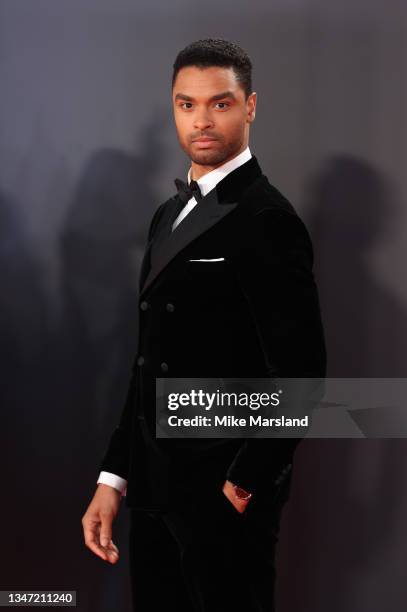 Rege-Jean Page attends "The Tragedy Of Macbeth" European Premiere during the 65th BFI London Film Festival at The Royal Festival Hall on October 17,...