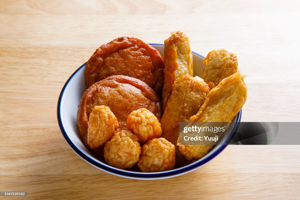 A recipe for oden, a typical Japanese home cooking.