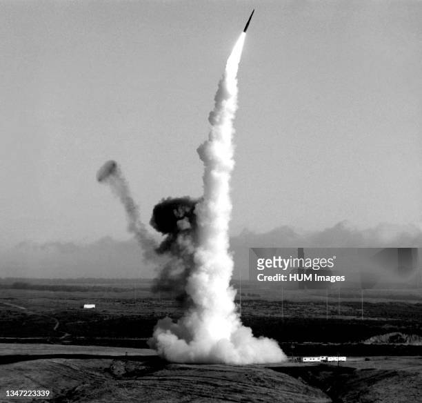 Launch of a Minuteman III inercontinental ballistic missile..