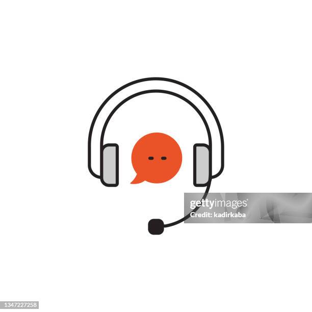 bildbanksillustrationer, clip art samt tecknat material och ikoner med support editable stroke line icon - support