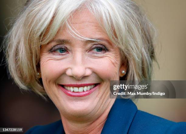 Dame Emma Thompson attends the Earthshot Prize 2021 at Alexandra Palace on October 17, 2021 in London, England. The Earthshot Prize, created by...
