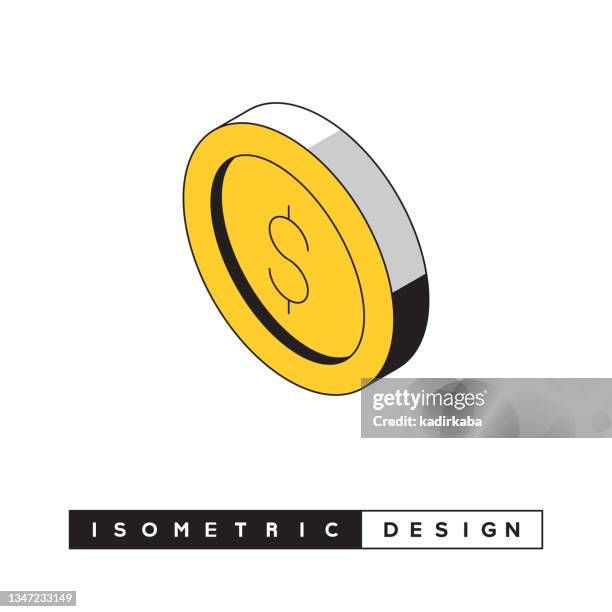coin concept isometric web banner, three dimensional design for posters, covers and banners - magazine stack stock illustrations
