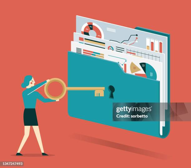 research - cloud security - security policies stock illustrations