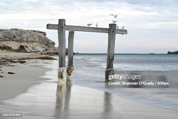 scenic view of sea against sky,margaret river,western australia,australia - margaret river stock pictures, royalty-free photos & images