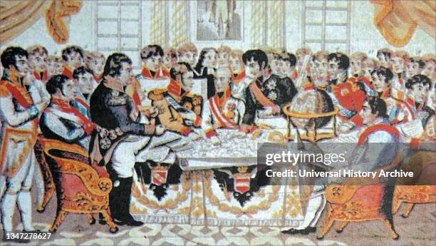 The Congress of Vienna of 1814-1815 was a international diplomatic conference to reconstitute the European political order after the downfall of the...