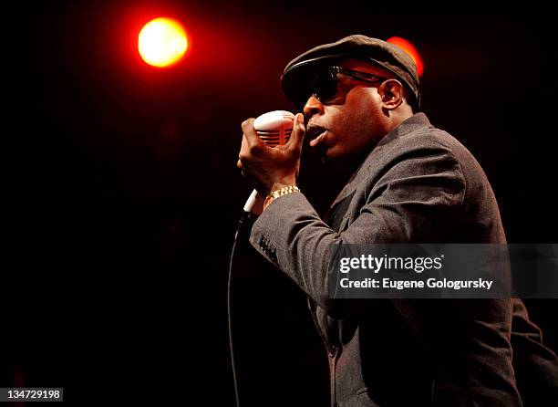 Talib Kweli performs at Best Buy Theater on December 3, 2011 in New York City.