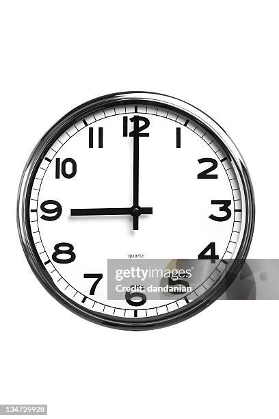 year nine, 9:00 - clock stock pictures, royalty-free photos & images