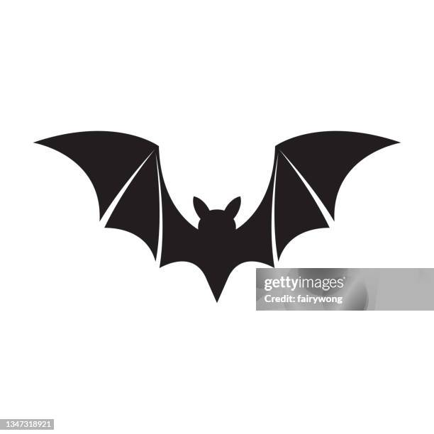 bat icon - spider stock illustrations