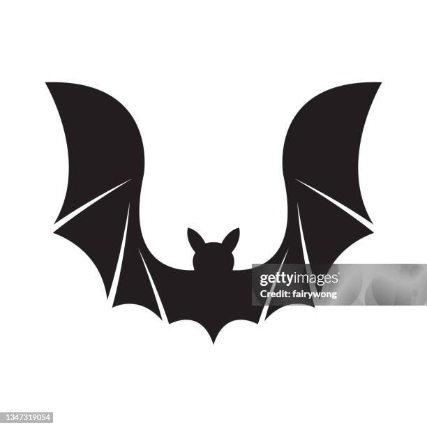 bat icon - spider bite stock illustrations