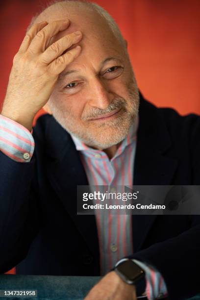 Italian-American writer André Aciman, Torino, Italy, 17th October 2021.