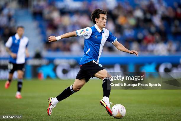 Pellistri of Alaves in action during the spanish league, LaLiga, football match between Deportivo Alaves and Real Betis Balompie at Mendizorrotza on...