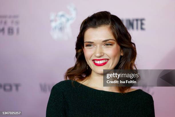 German actress Caroline Hartig attends Tribute To Bambi In Berlin on October 14, 2021 in Berlin, Germany.