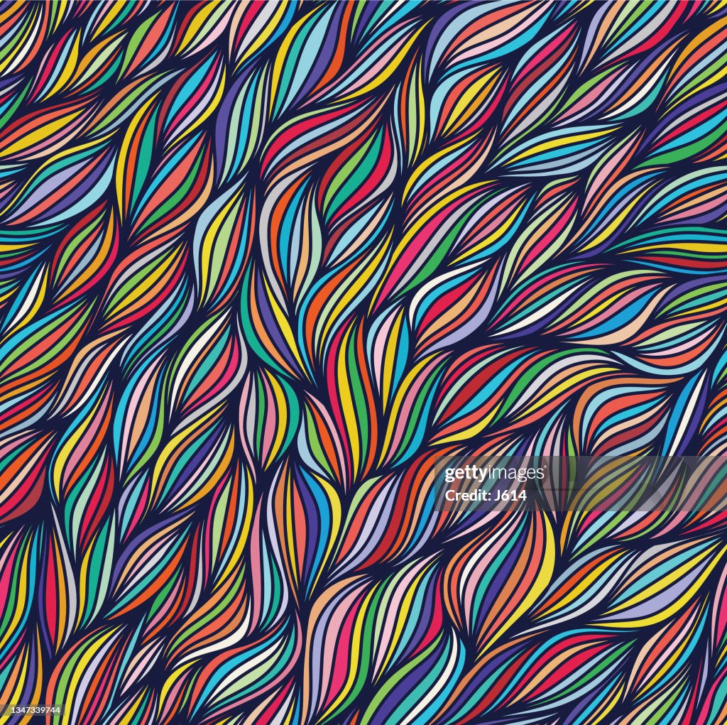 Flowline Pattern Abstract Flow Seamless Colorful Pattern High-Res Vector Graphic - Getty ...