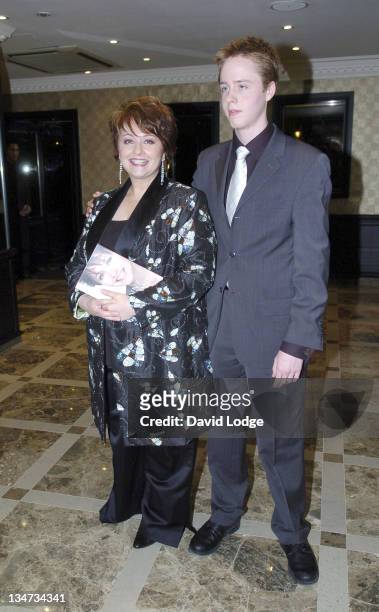 Anne Diamond and guest during Anne Diamond Book Launch Party at Flemings Hotel in London, Great Britain.