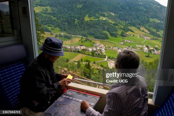 Switzerland, Canton Grisons, Bernina express.