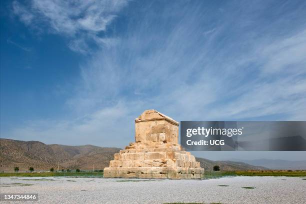 Asia, Iran, Pasargad, Archaeological site, Cyrus tomb.