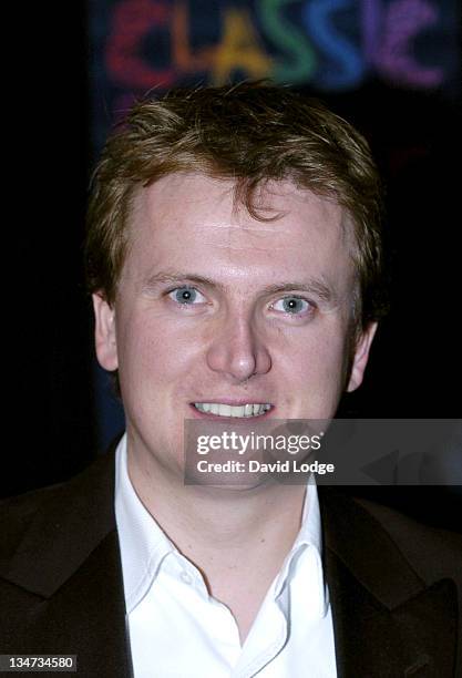 Aled Jones during Classic Response Concert at the Royal Albert Hall - March 31, 2005 at Royal Albert Hall in London, Great Britain.