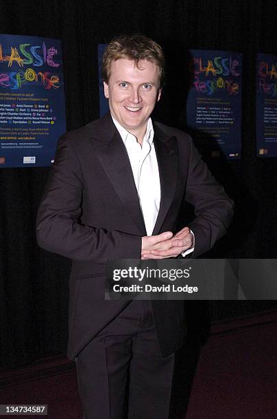 Aled Jones during Classic Response Concert at the Royal Albert Hall - March 31, 2005 at Royal Albert Hall in London, Great Britain.