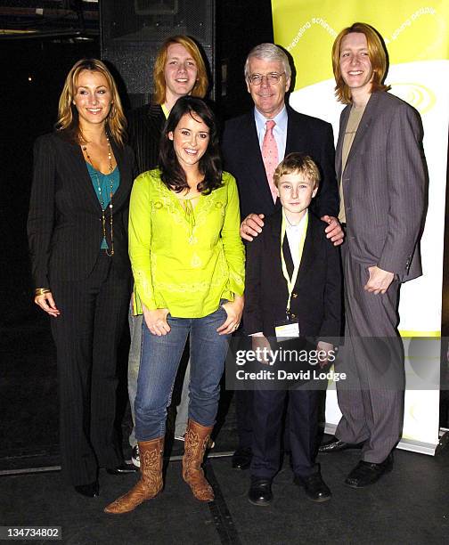 James Phelps,Oliver Phelps, John Major and Sophie Blake, Anna Kumble and Jack Sawyer