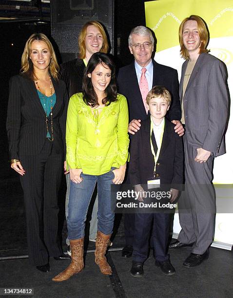 James Phelps,Oliver Phelps, John Major and Sophie Blake, Anna Kumble and Jack Sawyer