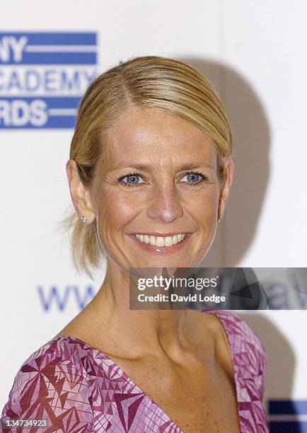 Ulrika Jonsson during 2005 Sony Radio Academy Awards - Arrivals at Grosvenor House Hotel in London, Great Britain.