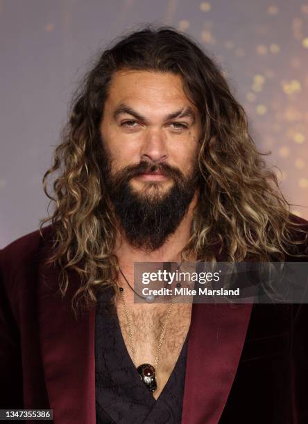 Jason Momoa attends the "Dune" UK Special Screening at Odeon Luxe Leicester Square on October 18, 2021 in London, England.