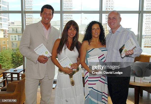 Sam Kane and Linda Lusardi with Nick Leeson and his wife