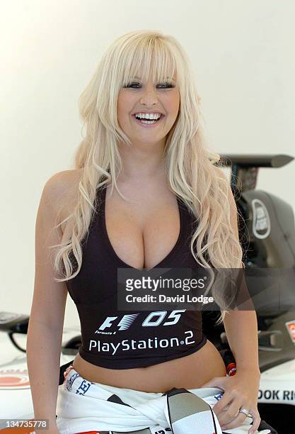 Michelle Marsh during Formula 1 2005 Video Game - Press Launch and Photocall at Plough Studios in London, Great Britain.