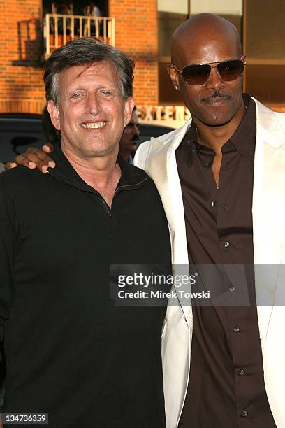 Joe Roth and Keenen Ivory Wayans during "Little Man" Los Angeles Premiere - Arrivals at Mann National Theater in Westwood, California, United States.