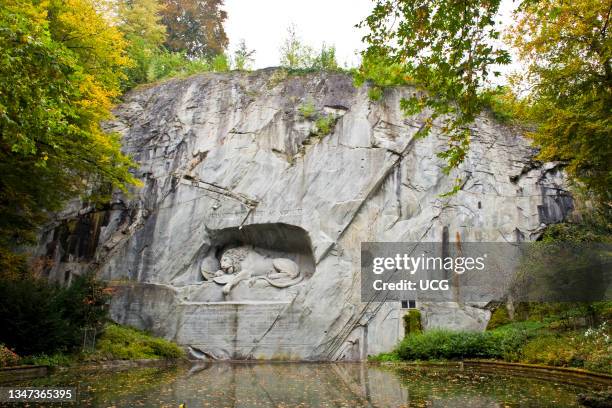 The Lion Monument. Lucerne. Switzerland.