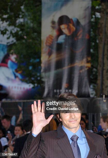 Brandon Routh during Superman Returns - UK Premiere - Outside Arrivals at Odeon Leicester Square in London, Great Britain.