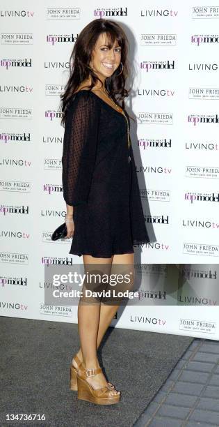 Sheree Murphy during Britain's Next Top Model - Launch Party - Arrivals at Debenham House in London, Great Britain.