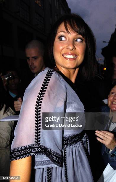 Emma Barton during Inside Soap Awards 2006 - Outside Arrivals at Floridita in London, Great Britain.